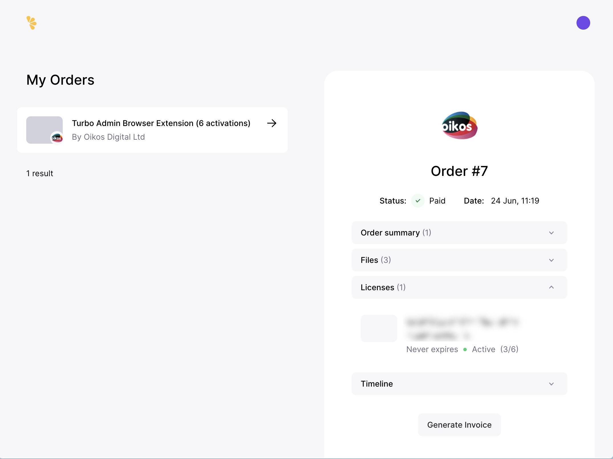 Lemon Squeezy order page
